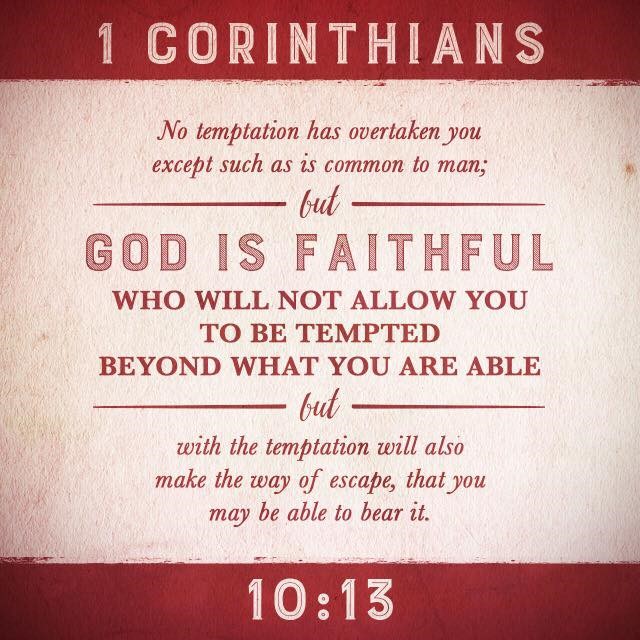 1Corinthians 10 13